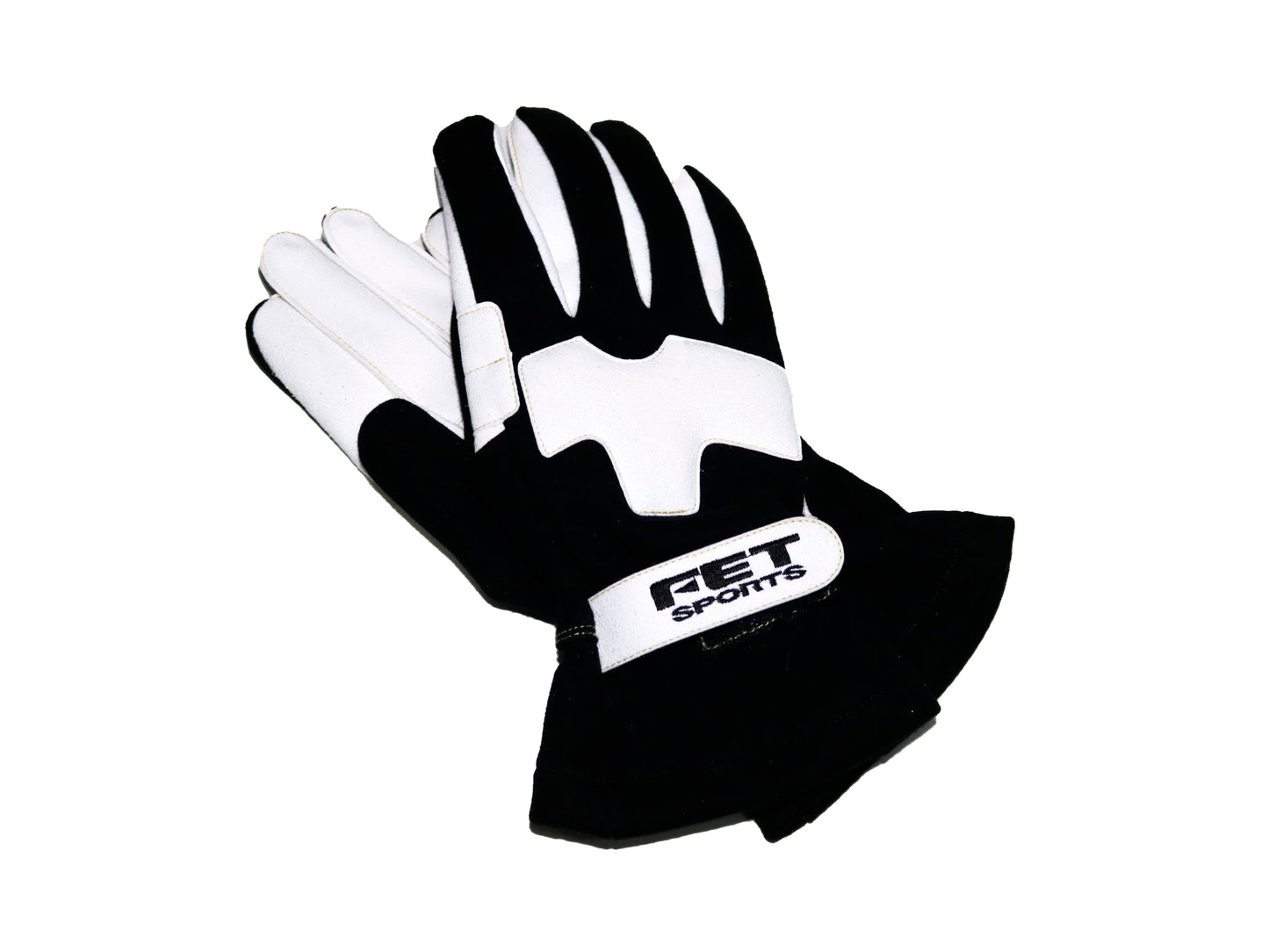Luvas FET Sports 3D (Preto/Branco)
