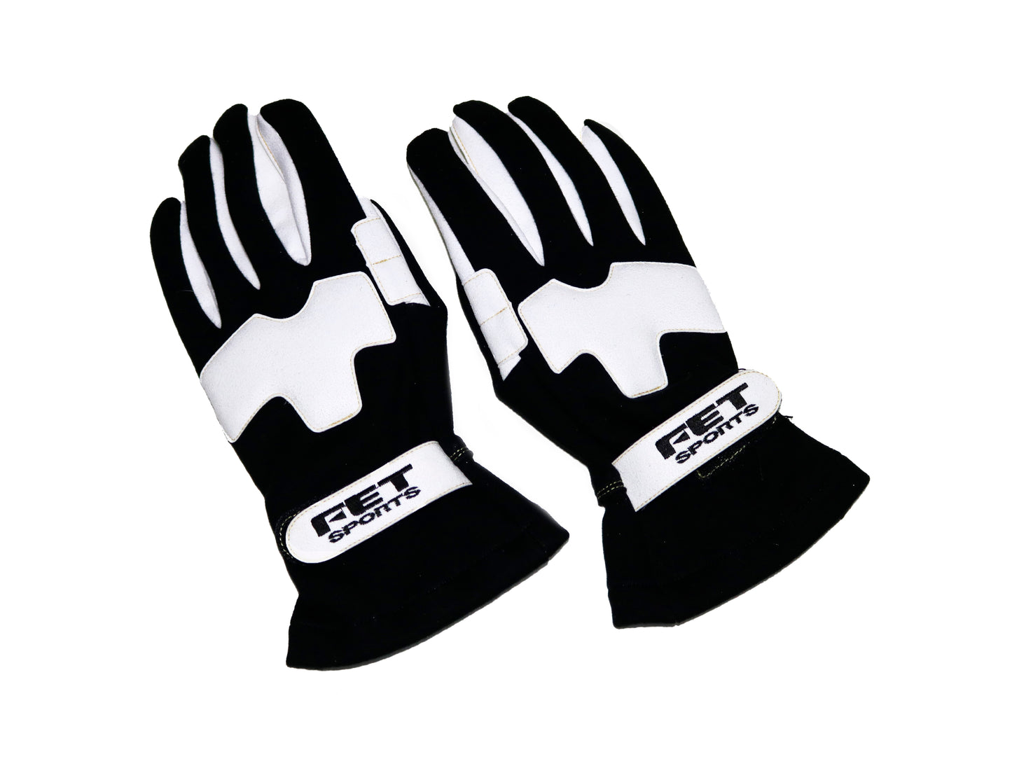 Luvas FET Sports 3D (Preto/Branco)