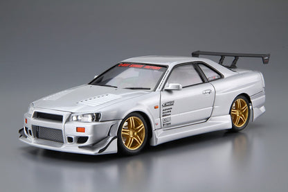 Aoshima - 1/24 C-WEST BNR34 Skyline GTR (SOB-ENCOMENDA)