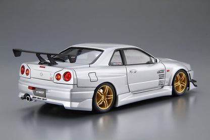 Aoshima - 1/24 C-WEST BNR34 Skyline GTR (SOB-ENCOMENDA)