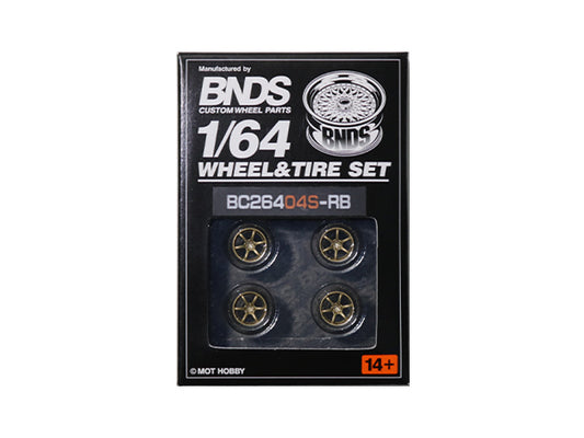 BNDS - 1/64 18" Advan RG Wheel & Tire Set