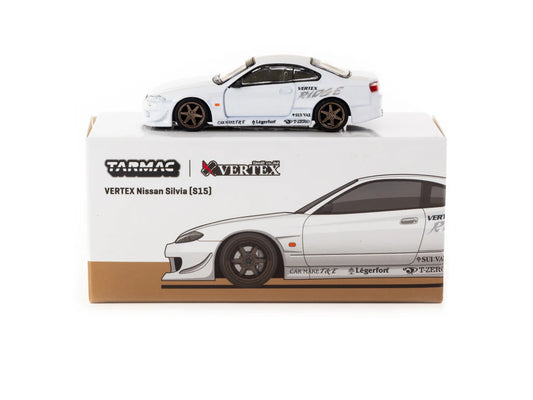 Tarmac Works - 1/64 VERTEX Nissan Silvia S15 - Edição Especial Lamley