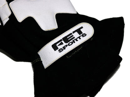 Luvas FET Sports 3D (Preto/Branco)