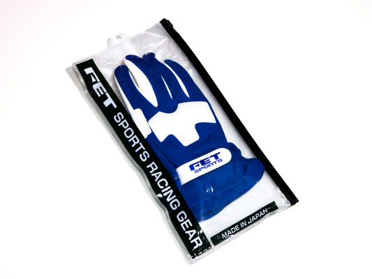 Luvas FET Sports 3D (Azul/Branco)